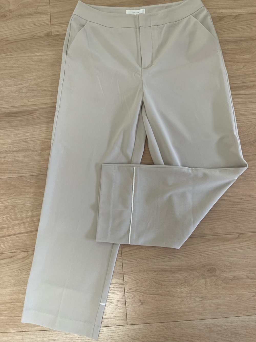 Women’s Light Gray Dress Pants - Classic Tailored Fit